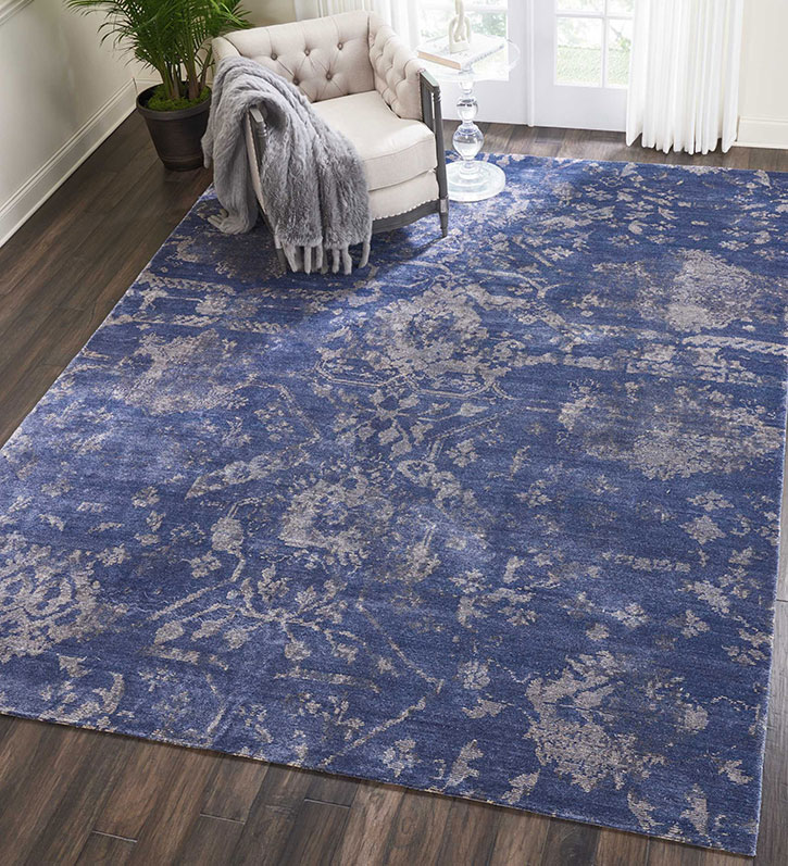 Nourison Lucent LCN06 Dusk Area Rug Room Scene