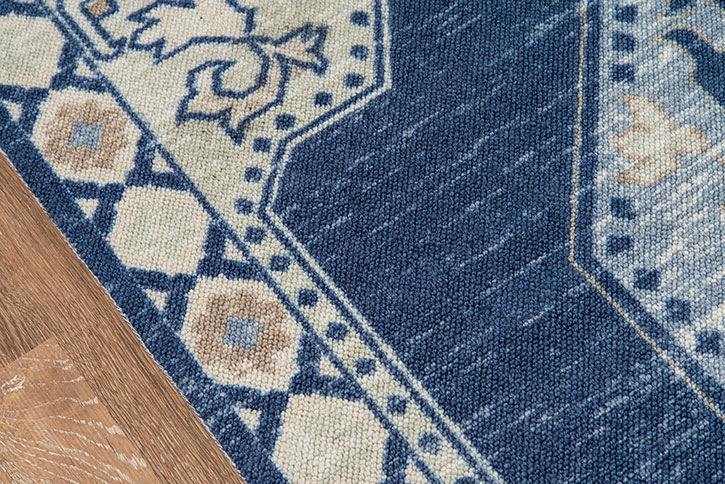 Momeni Anatolia ANA-3 Navy Area Rug Close Up