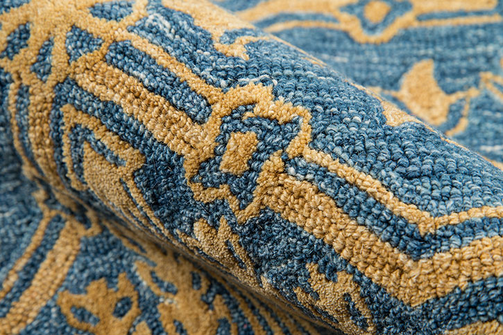 Momeni Cosette COS-1 Blue Area Rug Texture