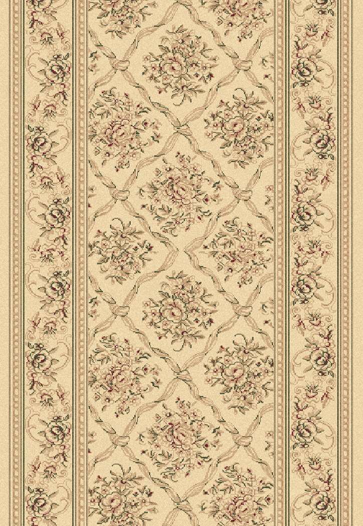 Dynamic Rugs Legacy 58018-100 Ivory 2'2" Wide Hall and Stair Runner