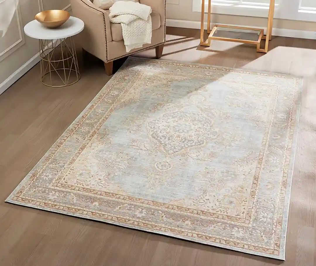 Momeni Isabella ISA-1 Blue Area Rug - Carpet & Tile Mart