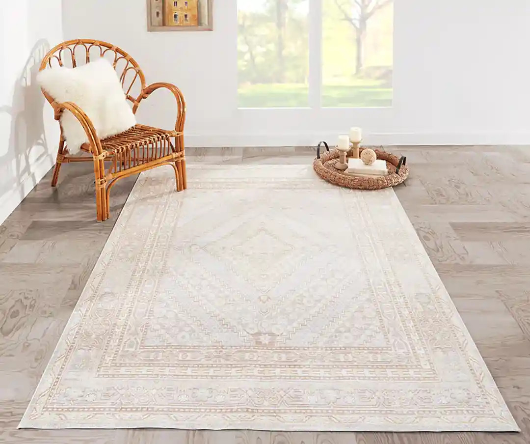 Momeni Isabella ISA-7 Grey Area Rug Room Scene