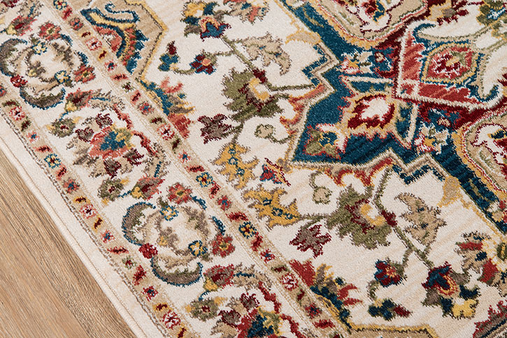 Momeni Lenox LE-01 Ivory Area Rug Close Up