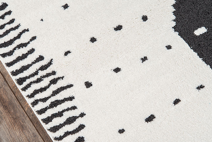 Momeni Monaco MOA-2 Ivory Area Rug Close Up