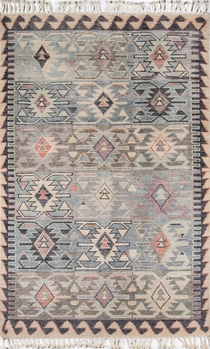 Momeni Nomad NOM-1 Blue Area Rug