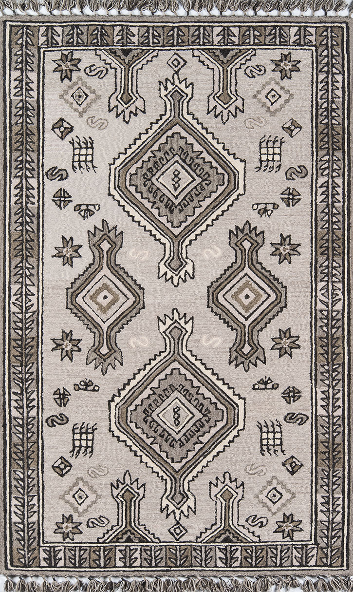 Momeni Tahoe TA-03 Grey Area Rug