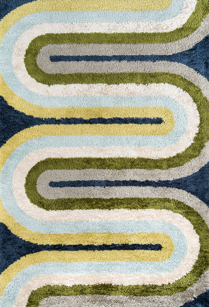 Novogratz by Momeni Retro RET-2 Retro Wave Multi Area Rug