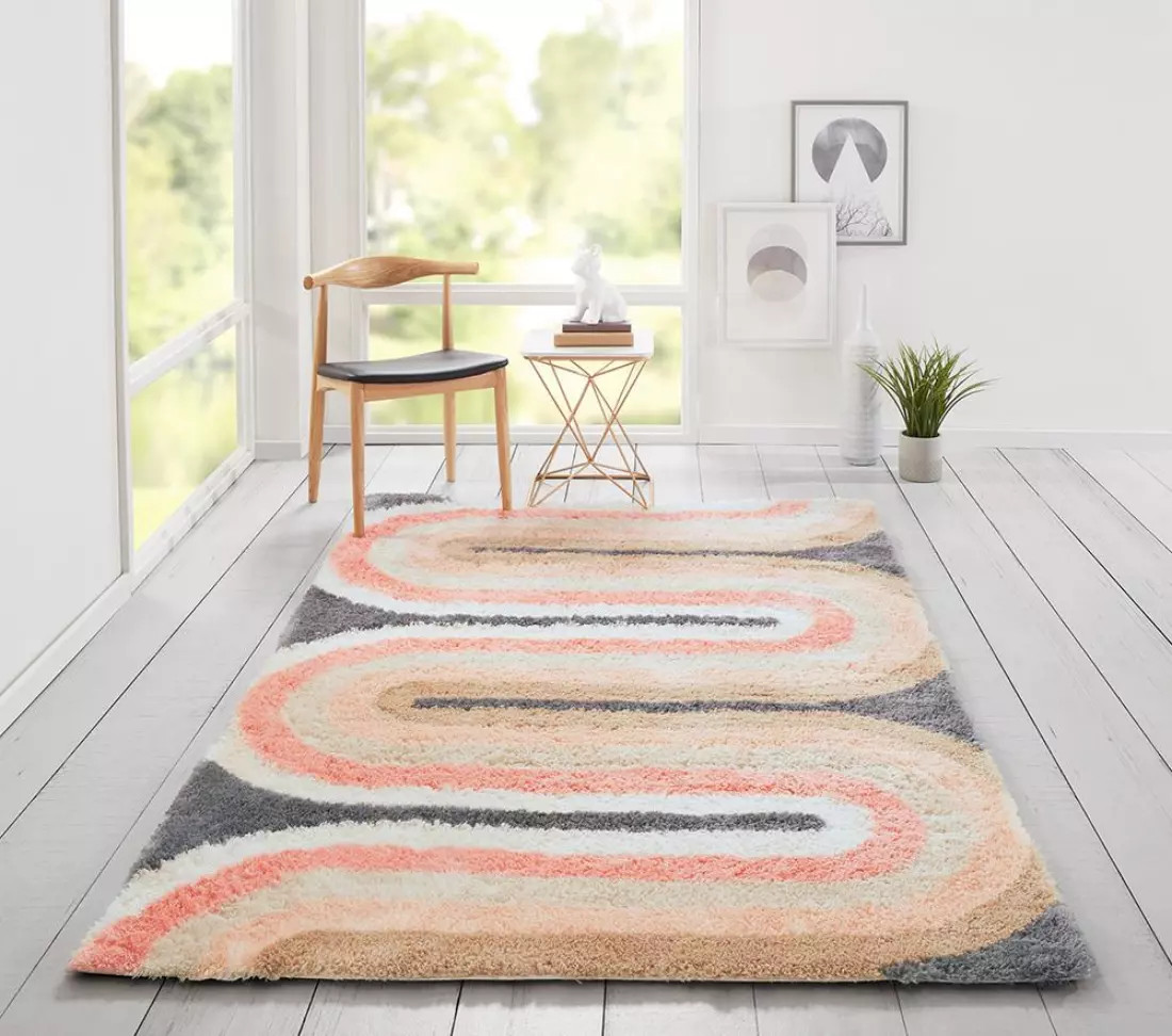 Novogratz by Momeni Retro RET-2 Retro Wave Pastel Area Rug