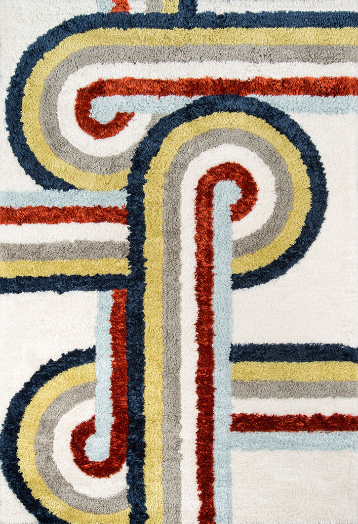 Novogratz by Momeni Retro RET-5 Turnstyle Multi Area Rug