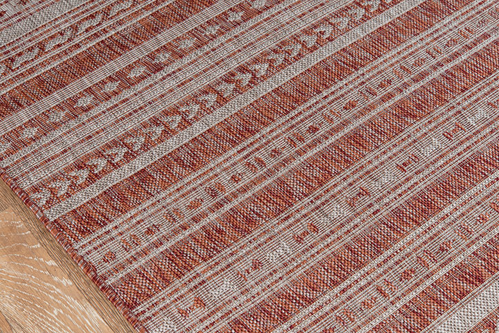 Novogratz by Momeni Villa VI-04 Tuscany Copper Area Rug Close Up