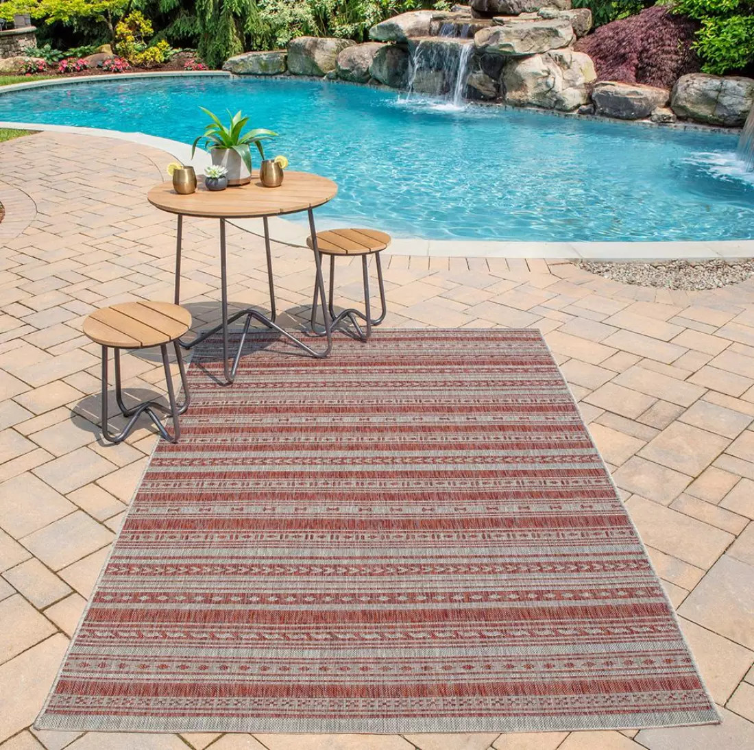 Novogratz by Momeni Villa VI-04 Tuscany Copper Area Rug