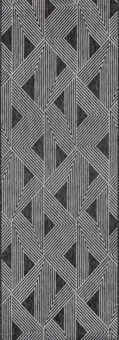 Novogratz by Momeni Villa VI-06 Como Charcoal Runner Area Rug