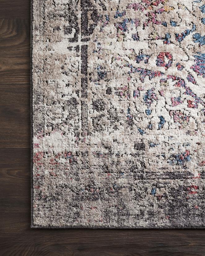 Loloi Medusa MED-02 Granite/Multi Area Rug Corner