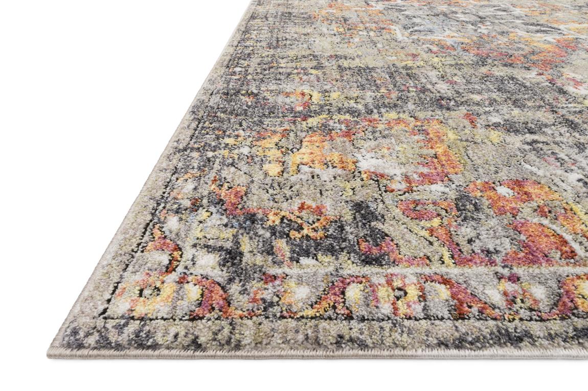 Loloi Medusa MED-03 Taupe/Sunset Area Rug Angle