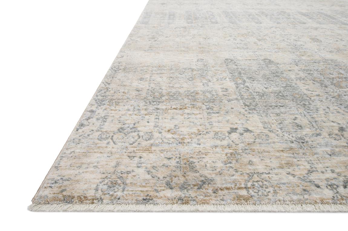 Loloi Pandora PAN-02 Ivory/Mist Area Rug Angle