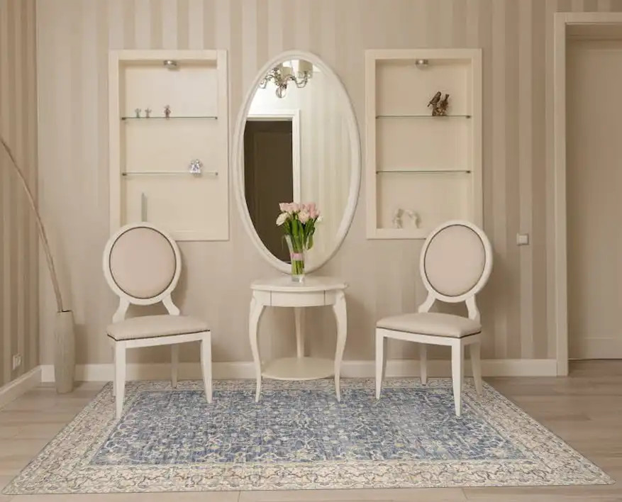 Loloi Pandora PAN-04 Dark Blue/Ivory Area Rug - Carpet & Tile Mart