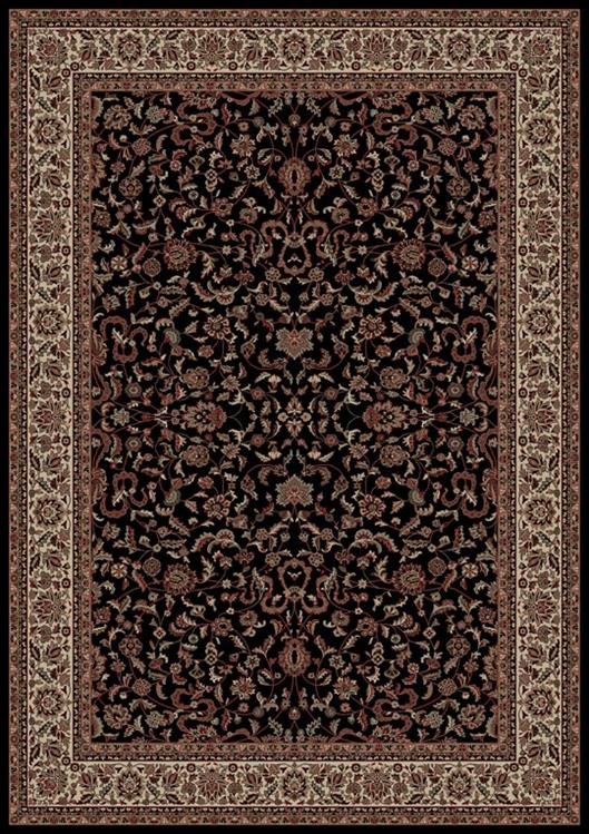 Concord Global Trading Persian Classics 2023 Kashan Black Area Rug