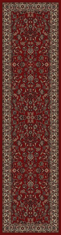 Concord Global Trading Persian Classics 2020 Kashan Red Runner Area Rug