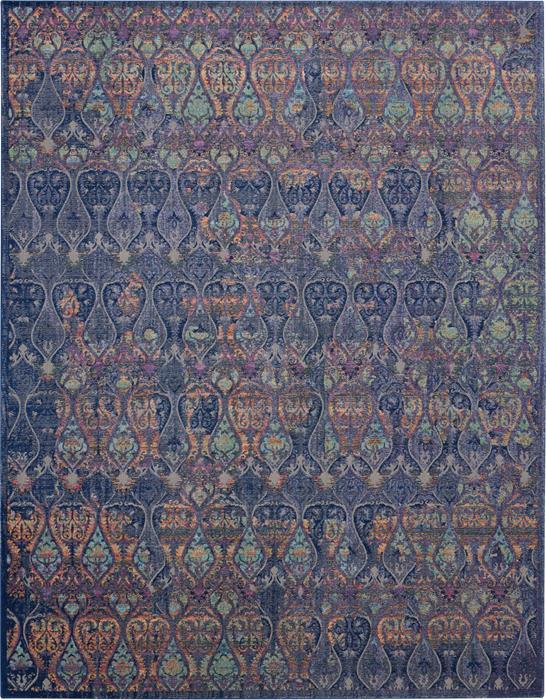 Nourison Ankara Global ANR08 Navy/Multicolor Area Rug