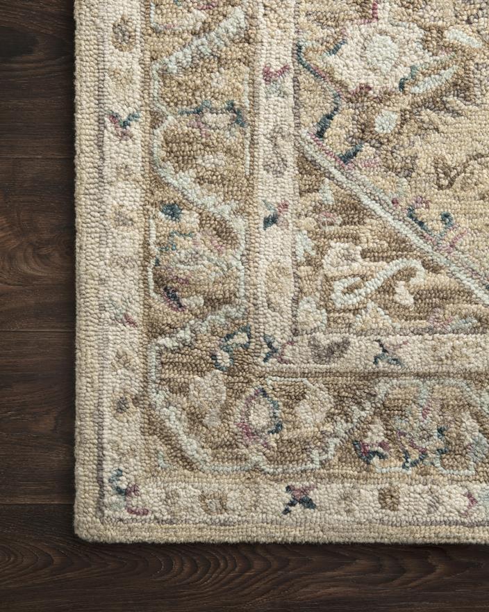 Loloi II Beatty BEA-02 Beige/Ivory Area Rug Corner