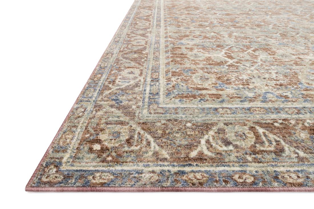 Loloi Revere REV-07 Terracotta/Multi Area Rug Angle