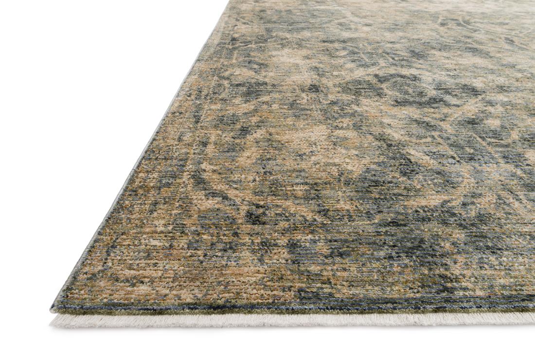 Kennedy KEN-02 Lagoon/Sand Area Rug - Magnolia Home by Joanna Gaines Corner