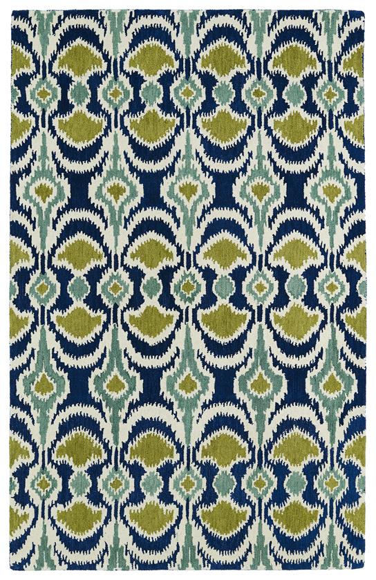 Kaleen Global Inspirations GLB03-17 Blue Area Rug