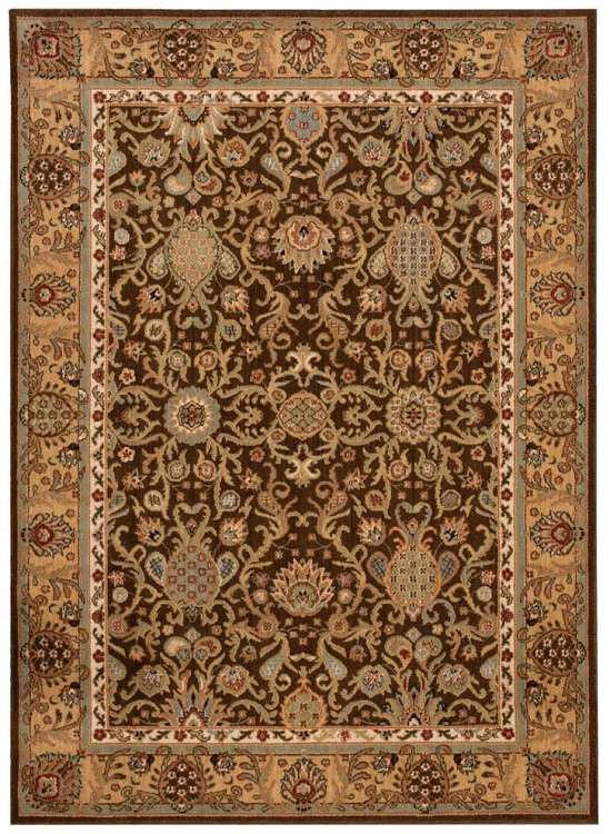 Kathy Ireland Lumierre KI602 Espresso Area Rug by Nourison