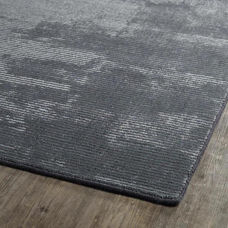 Kaleen Luminary LUM01-85 Carbon Area Rug Corner