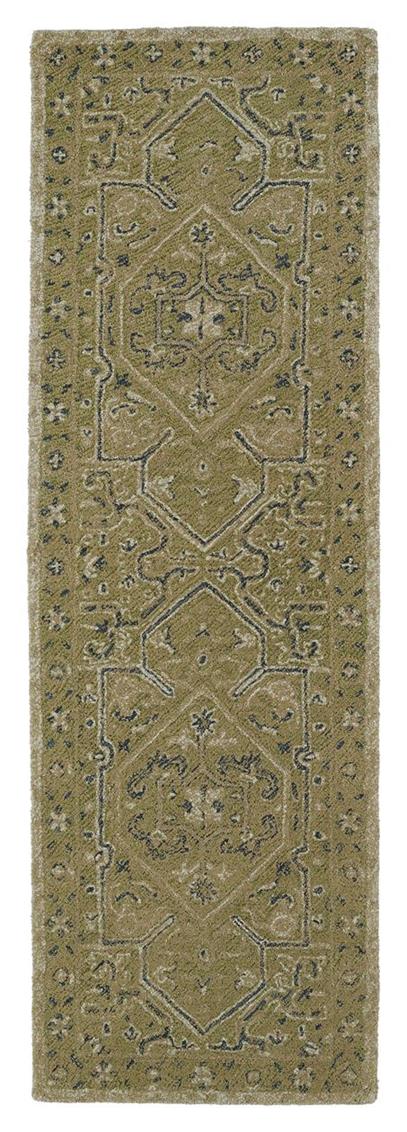 Kaleen Montage MTG07-50 Green Runner Area Rug