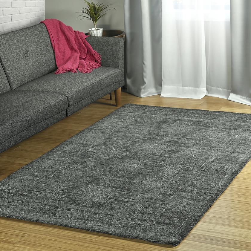 Kaleen Palladian PDN02-38 Charcoal Area Rug Room Scene