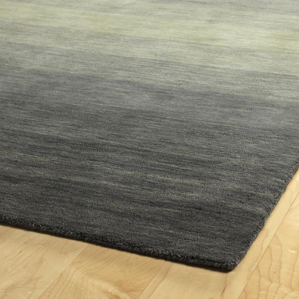 Kaleen Shades SHD01-75 Grey Area Rug Corner