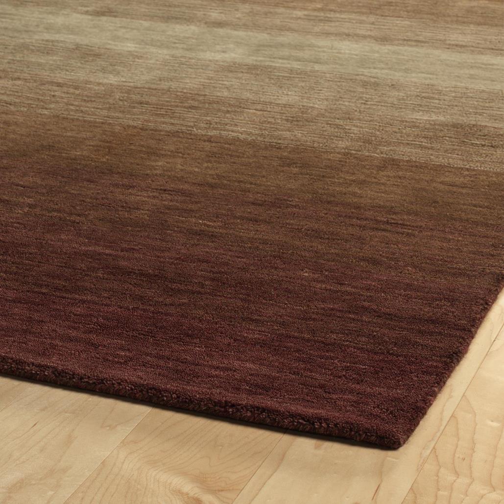 Kaleen Shades SHD01-108 Wine Area Rug Corner