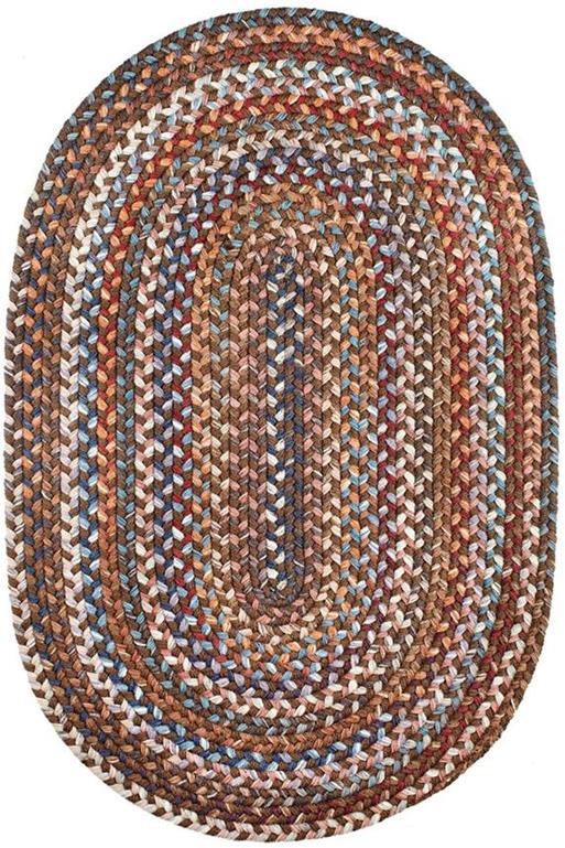 Rhody Rug Astoria AS32 Walnut Oval Area Rug