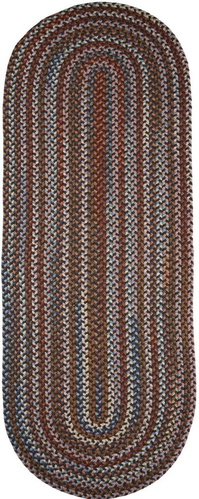 Rhody Rug Astoria AS32 Walnut Runner Area Rug