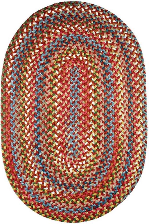 Rhody Rug Country Jewel CJ75 Tawny Port Oval Area Rug