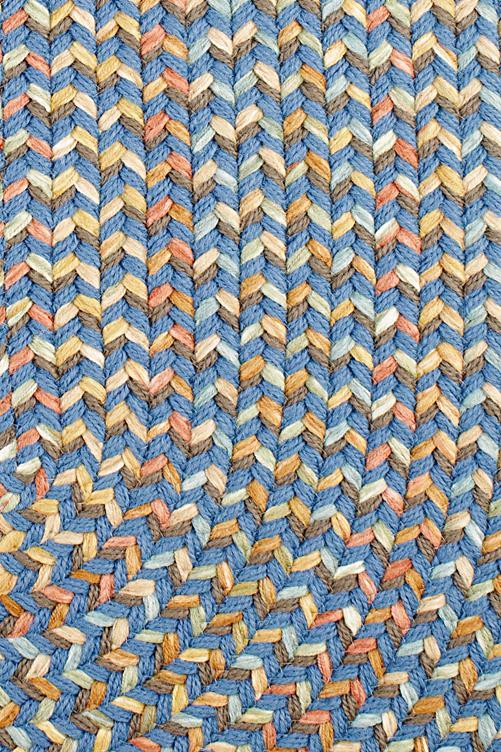 Rhody Rug Cypress CY97 Marina Blue Area Rug Detail