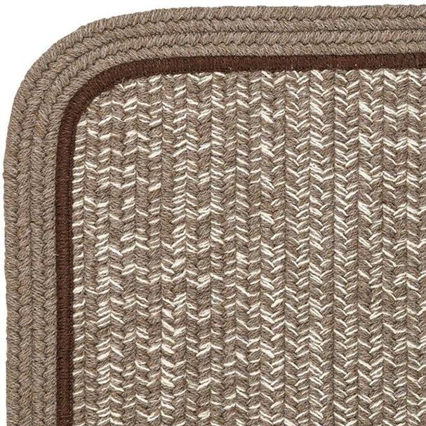 Rhody Rug Casual Comfort CC38 Mocha Area Rug Detail