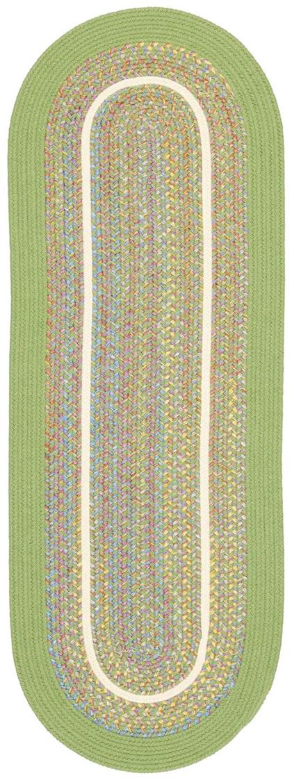 Rhody Rug Kids Isle KI44 Lime Runner Area Rug