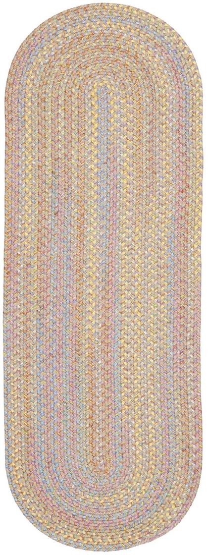 Rhody Rug Playtime PT03 Sand Beige Multi Runner Area Rug