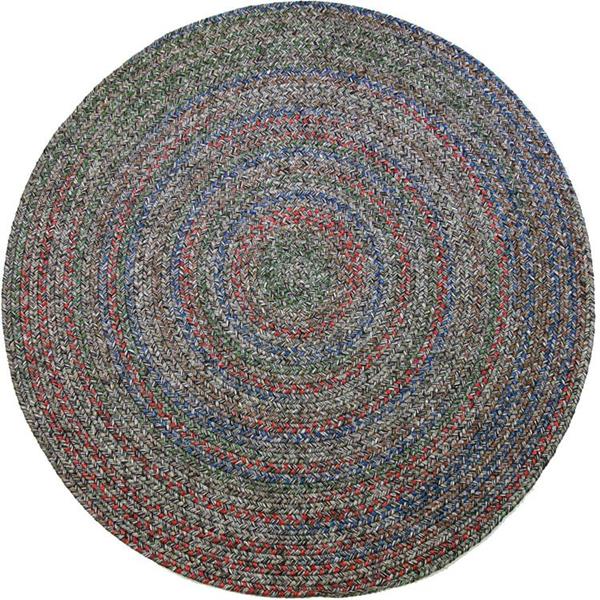 Rhody Rug Sophia SO85 Graphite Gray Multi Round Area Rug