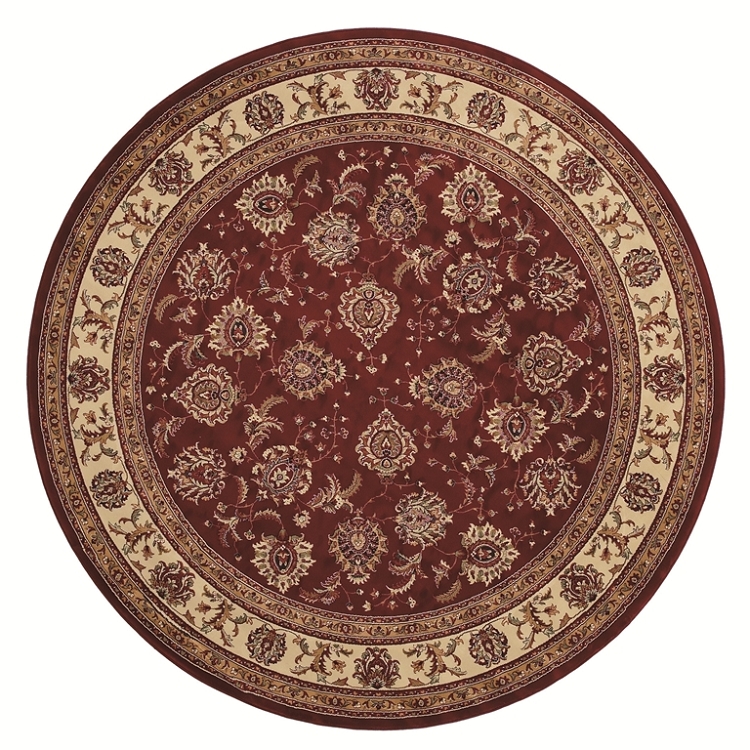 Ariana 117C Red Round Area Rug by Oriental Weavers