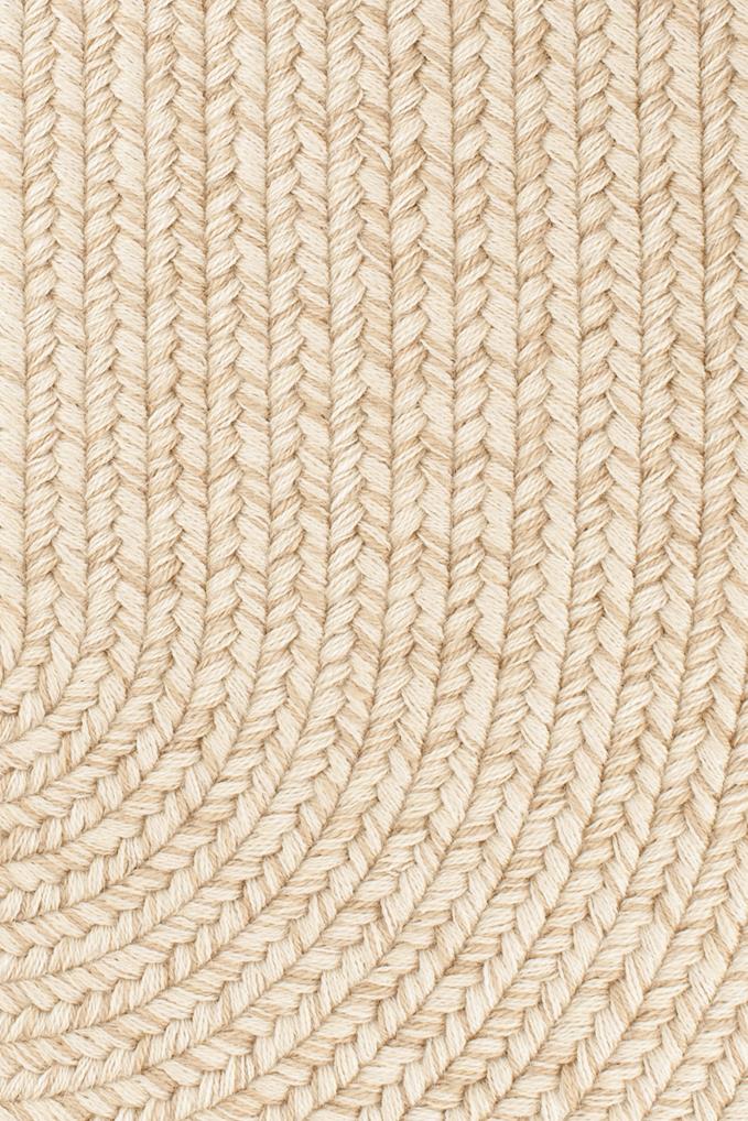 Rhody Rug Wool Solids S100 Sand Area Rug Detail