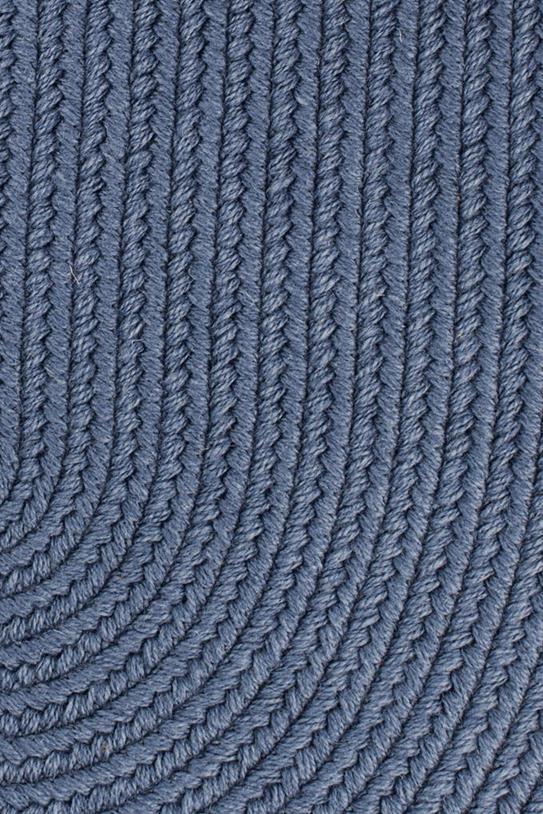 Rhody Rug Wool Solids S102 Sailor Blue Area Rug Detail