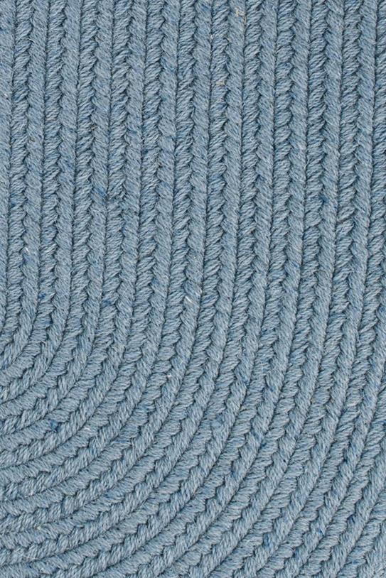 Rhody Rug Wool Solids S103 Blue Bonnet Area Rug Detail