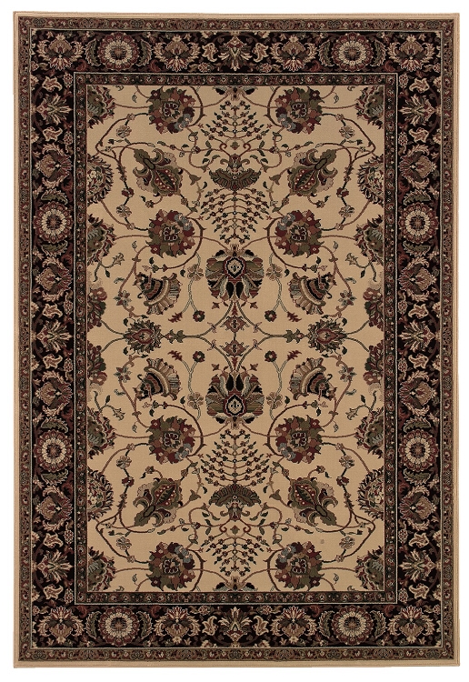 Ariana 431 I  Ivory/Black Area Rug by Oriental Weavers