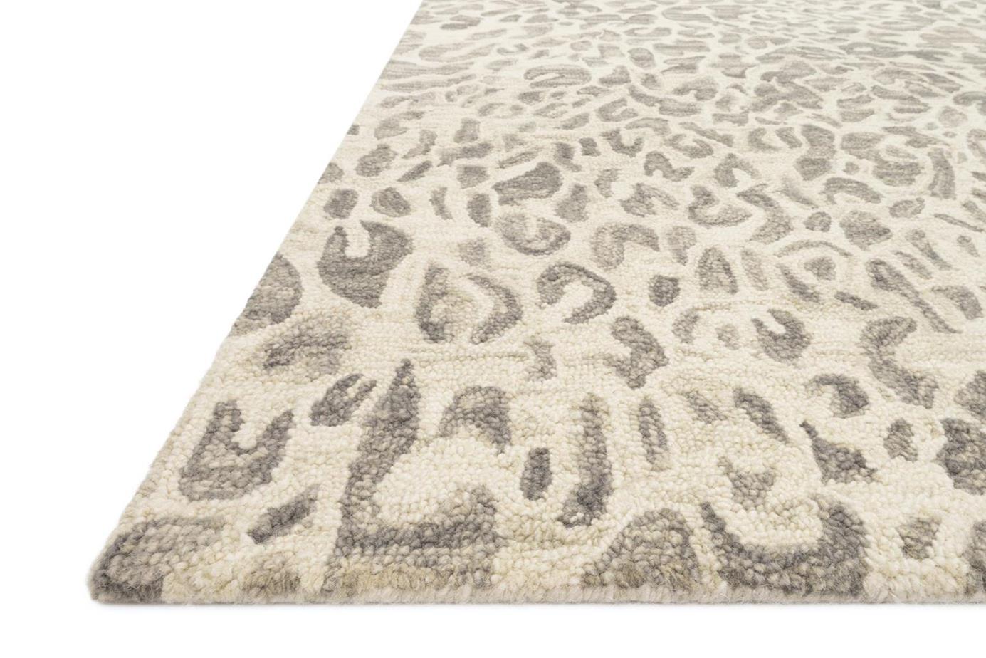 Loloi Masai MAS-02 Grey/Ivory Area Rug Angle