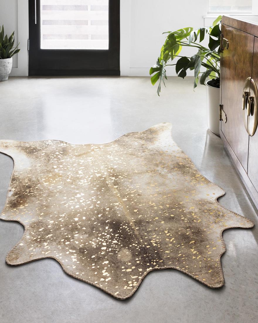 Loloi II Odessa ODE-01 Mocha/Sand Area Rug Room Scene