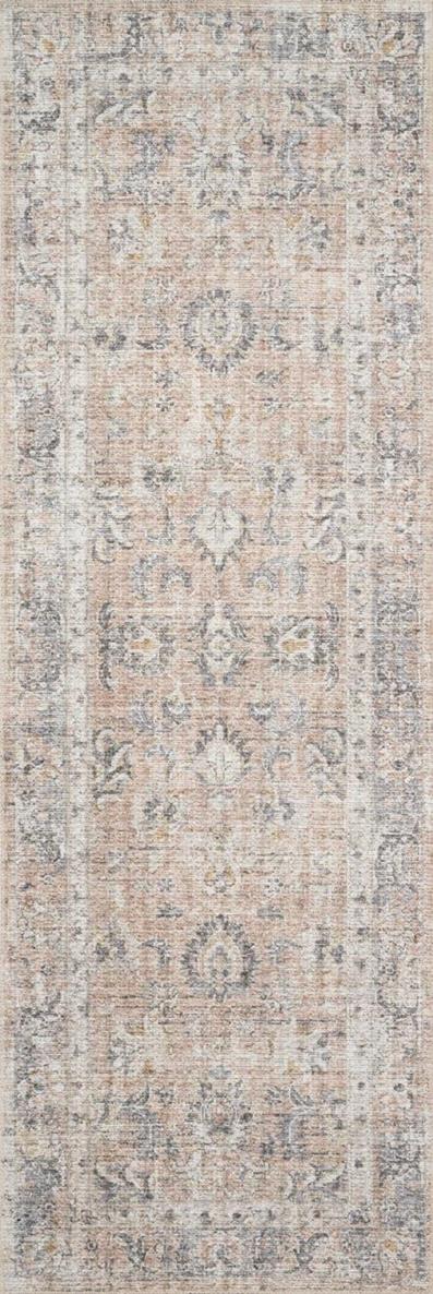 Loloi II Skye SKY-01 Blush/Grey Runner Area Rug