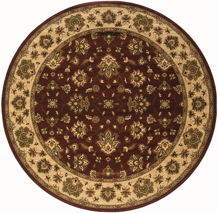 Ariana 623V Red Round Area Rug by Oriental Weavers
